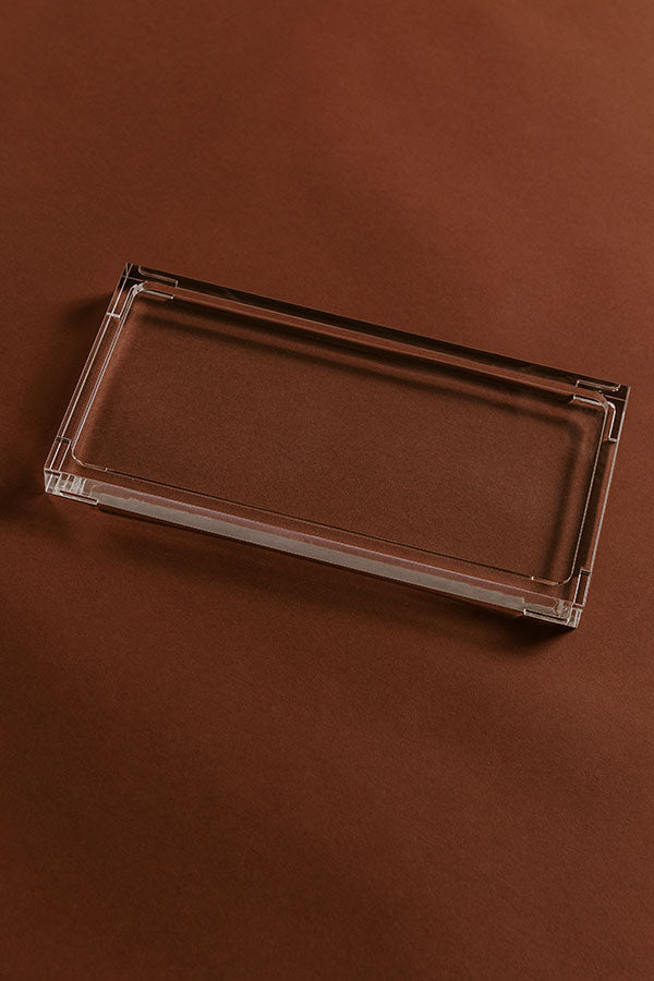 L'avant Lucite Clear Tray in Large Image - 1