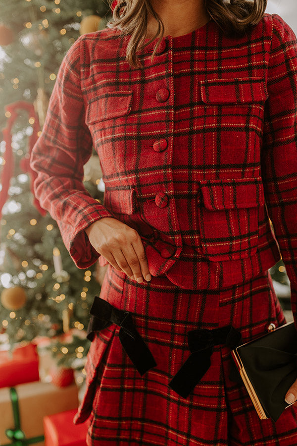 Uptown Toast Plaid Jacket Image - 2