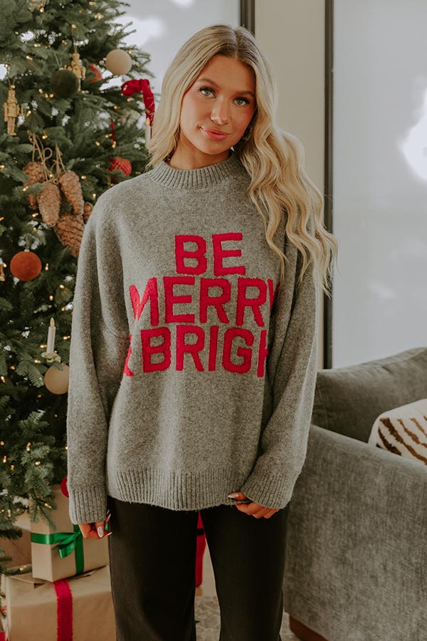 Be Merry And Bright Knit Sweater Image - 3