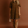 Gathered In Style Plaid Mini Dress Image - 1