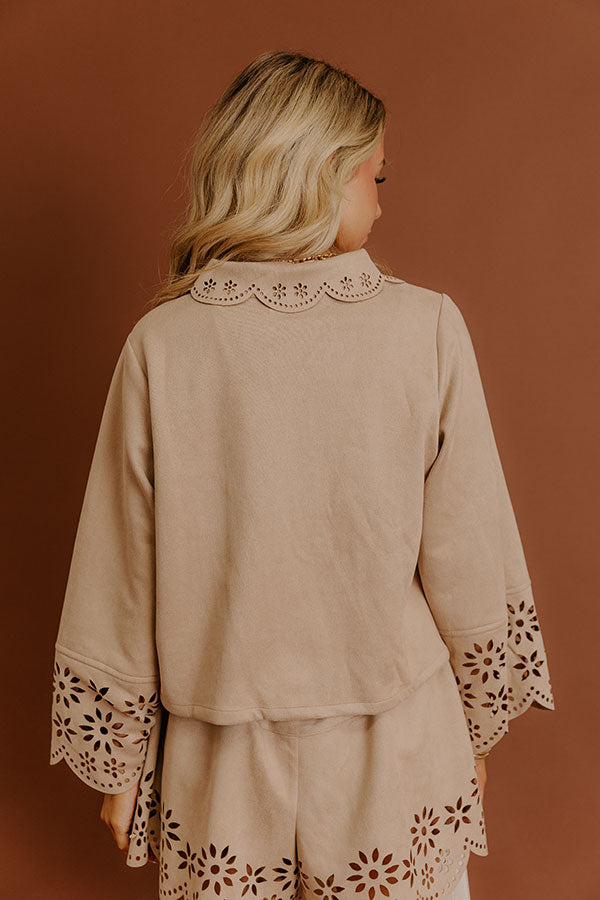 Soho Penthouse Faux Suede Jacket Image - 4