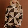 Cozy Chic Knit Sweater in Brown Image - 1