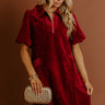 Polished Muse Velvet Mini Dress Image - 1