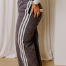 The Lala High Waist Wide Leg Vintage Wash Pants Curves Image - 1