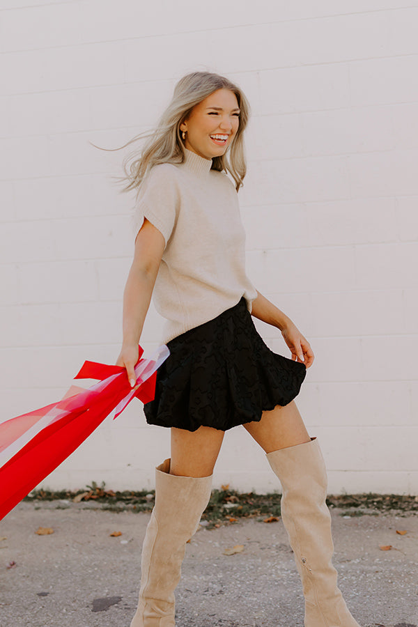 Always Grateful Knit Sweater Top in Oatmeal Image - 3