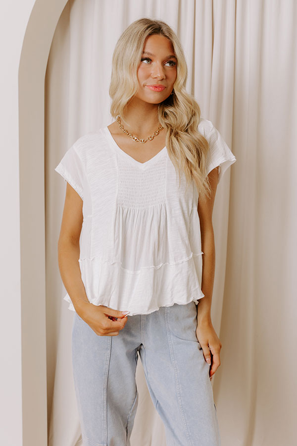 Cafe On Fifth Smocked Top Image - 2