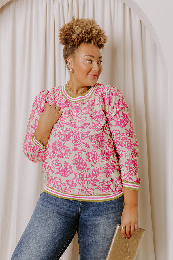 Sweet Whimsy Floral Top Curves Image - 2