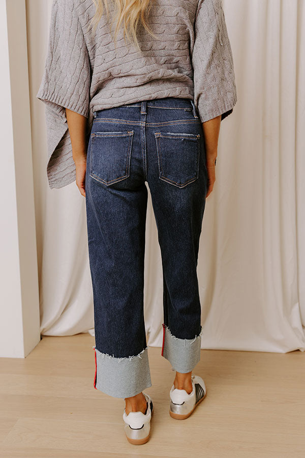 RISEN Gracelynn Midrise Wide Leg Jean Image - 5