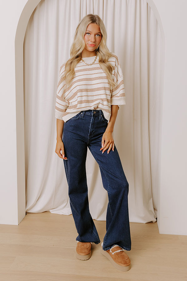 Modern Lines Knit Top Image - 2