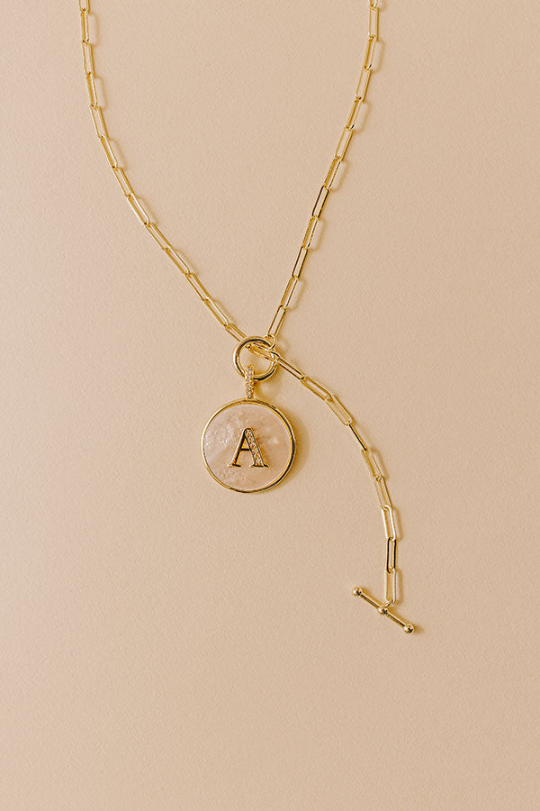 Melinda Maria Love Letters Medallion Necklace Image - 3