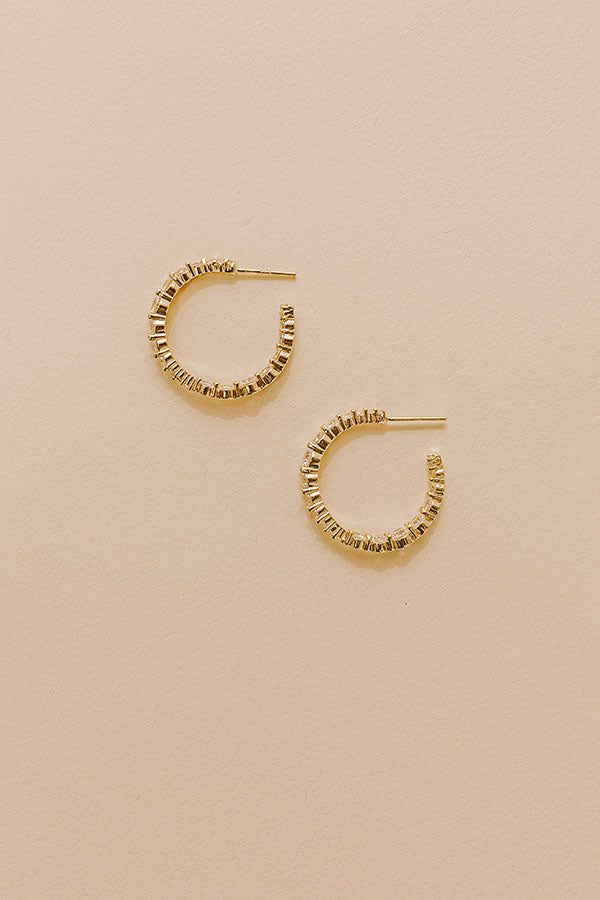 Melinda Maria Oh She Fancy 1 Inch Graduated Hoops Image - 2