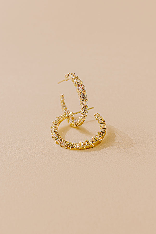 Melinda Maria Oh She Fancy 1 Inch Graduated Hoops Image - 3