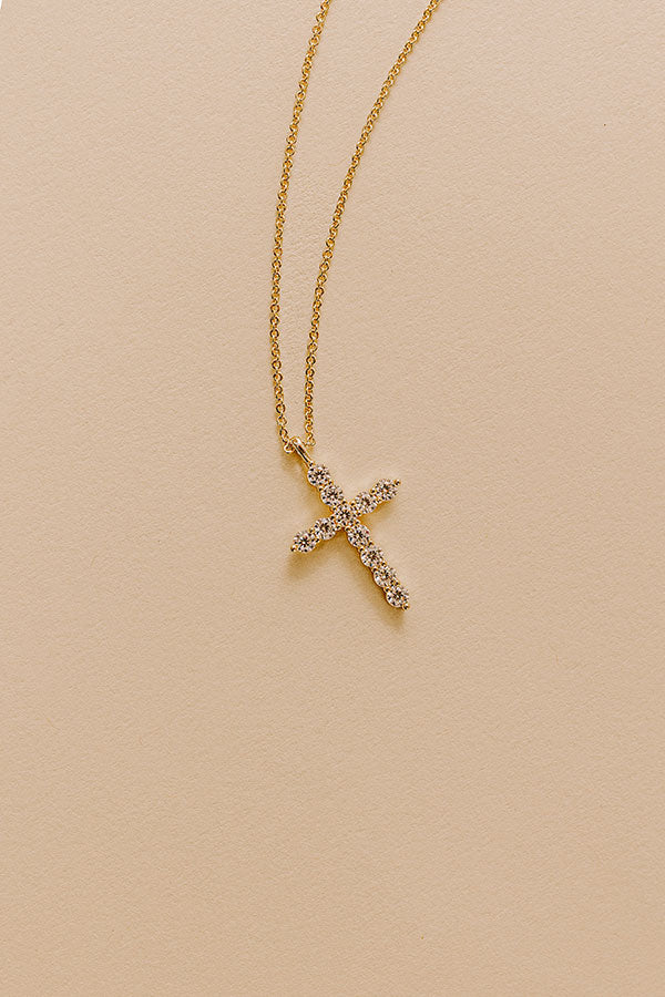 Melinda Maria Oh She Fancy Small Cross Pendant Image - 1