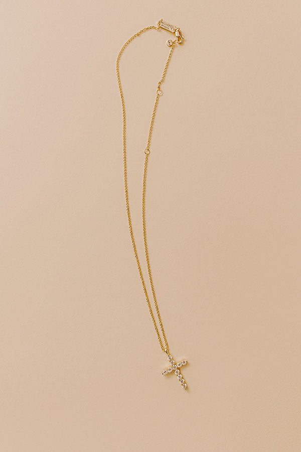 Melinda Maria Oh She Fancy Small Cross Pendant Image - 2