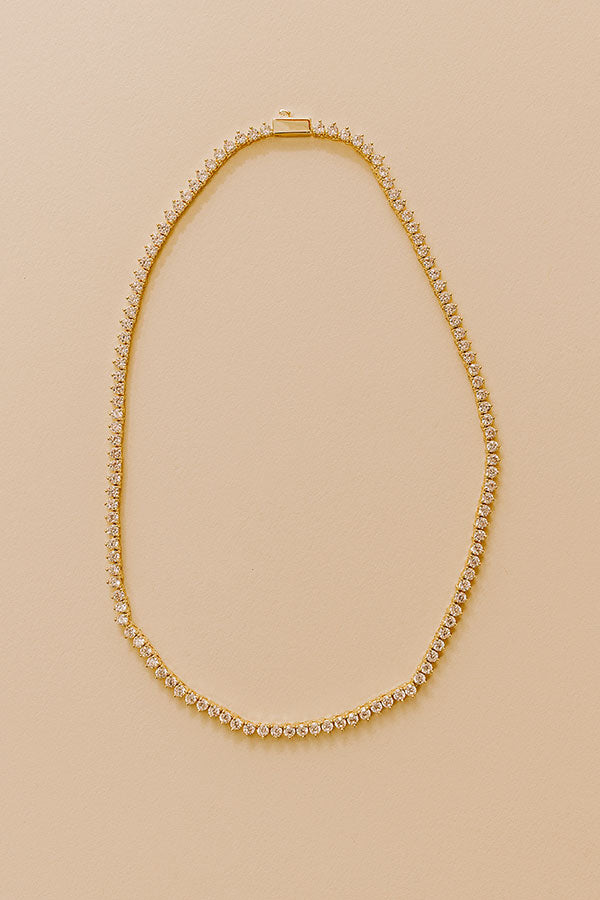 Melinda Maria Not Your Basic 16 inch Tennis Necklace Image - 2