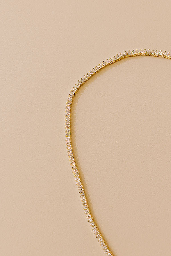 Melinda Maria Baby Not Your Basic 18 inch Tennis Necklace Image - 1