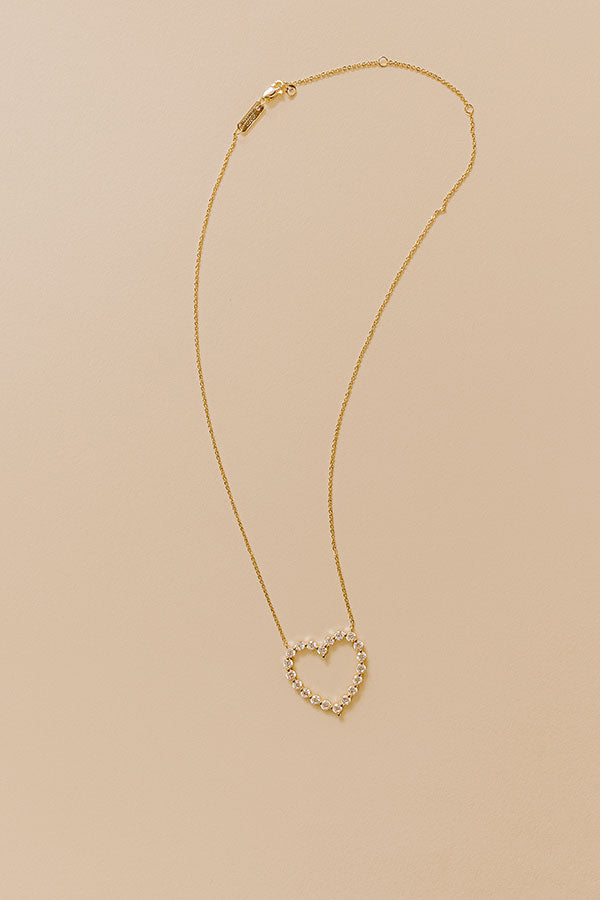 Melinda Maria She's an Icon Heart Necklace Image - 1