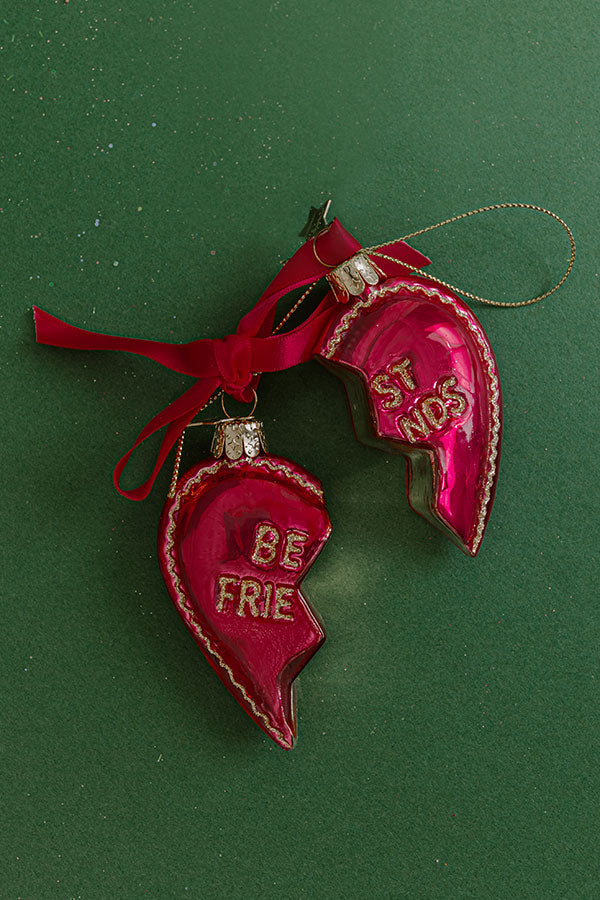 Vondels Best Friends Glass Ornament Set Image - 2