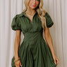 Cranberry Martini Mini Dress in Hunter Green Image - 1