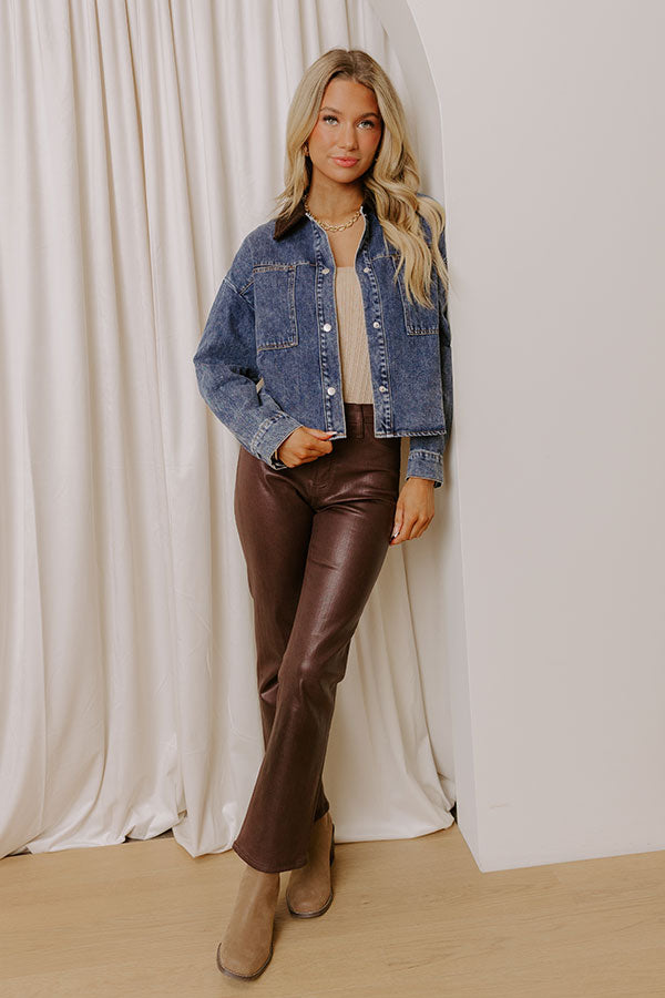 Casual Cues Denim Jacket Image - 1