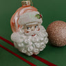 Santa Clause Chic Glass Ornament Image - 1