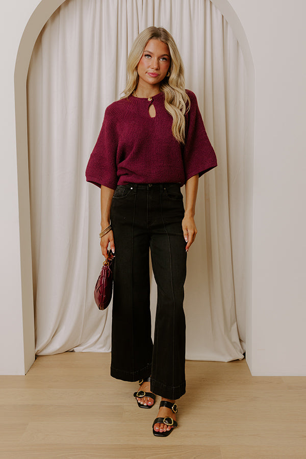 Manhattan Muse Knit Sweater Top Image - 1