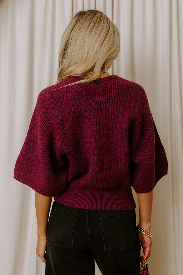 Manhattan Muse Knit Sweater Top Image - 4