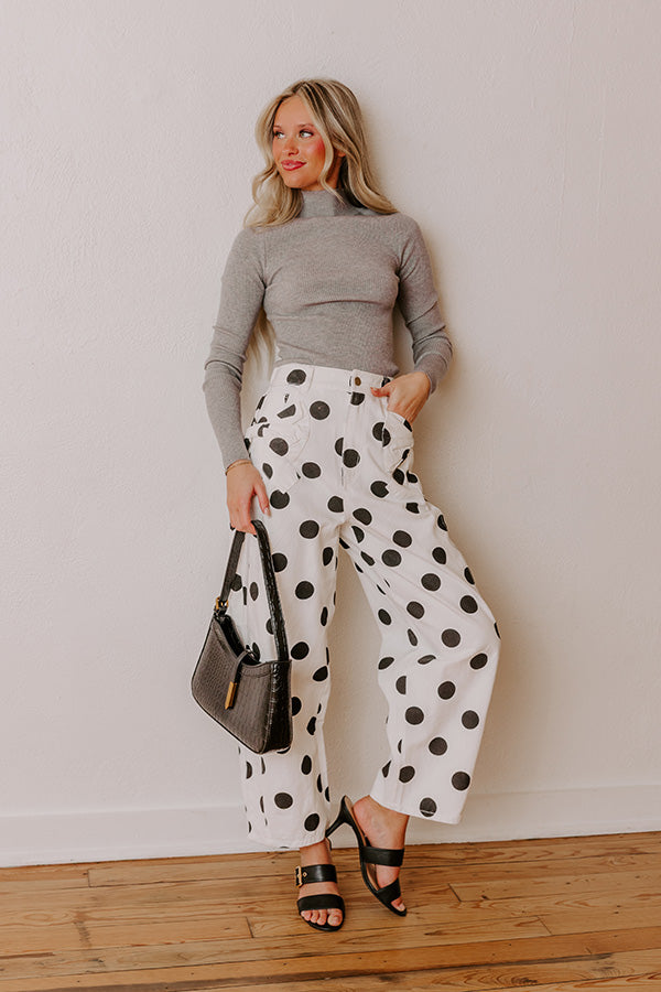 Right On Cue High Waist Barrel Leg Jean Image - 1