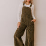 Pick Of The Patch Corduroy Overalls in Olive Image - 1