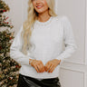 Luxe Routine Pearl Embellished Knit Sweater Image - 1