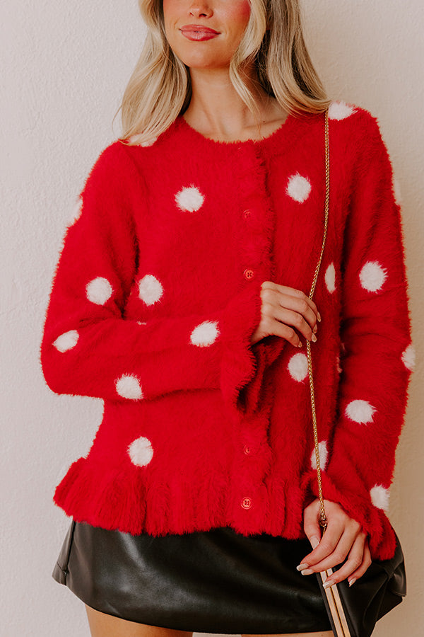 Cozy Spot Eyelash Knit Cardigan Image - 4