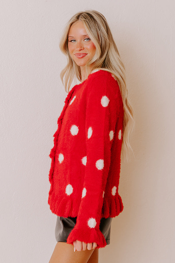 Cozy Spot Eyelash Knit Cardigan Image - 3