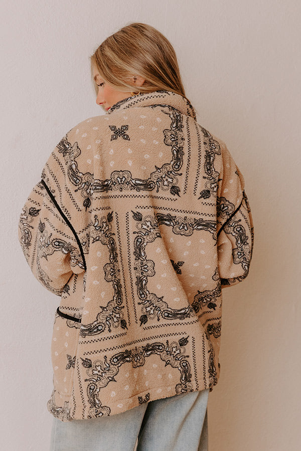 Sidewalk Style Oversized Sherpa Jacket Image - 5