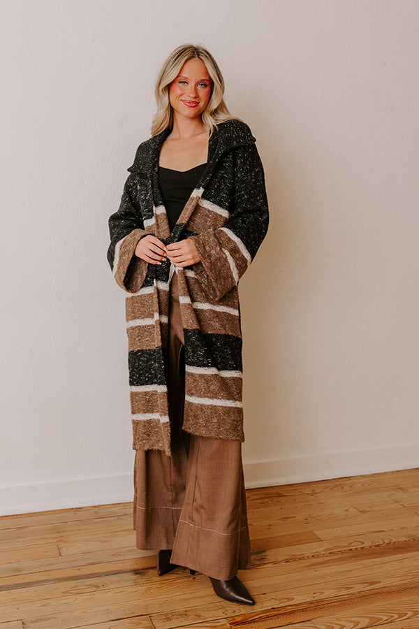 Uptown Ease Stripe Knit Cardigan Image - 2