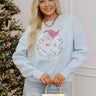 Santa Baby Cross Stitch Embroidered Sweater Image - 1