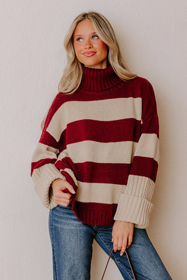 Stripes and Charm Knit Sweater Image - 3