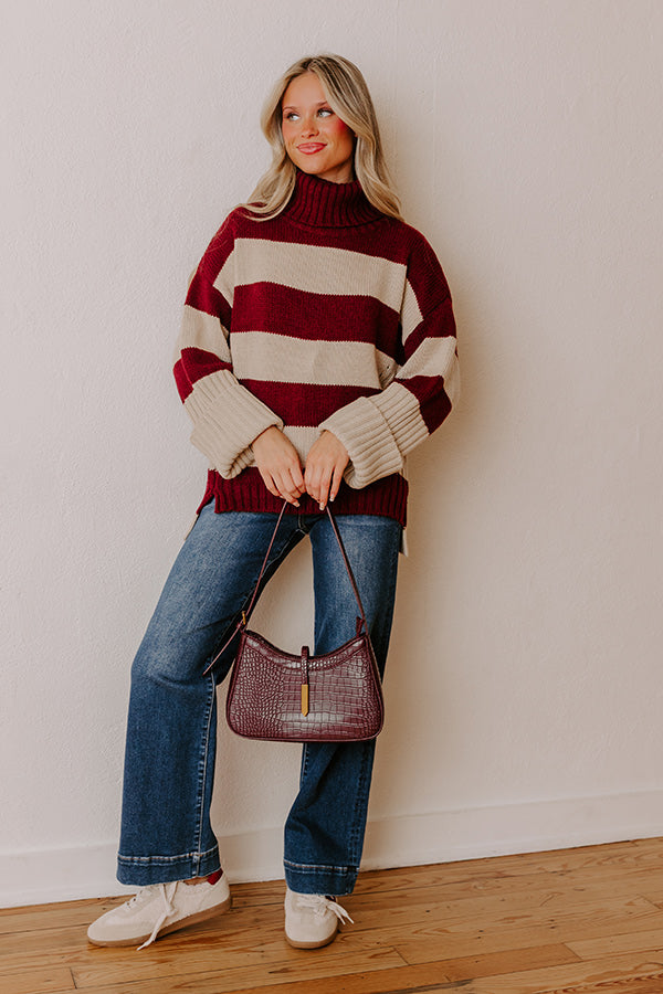 Stripes and Charm Knit Sweater Image - 2