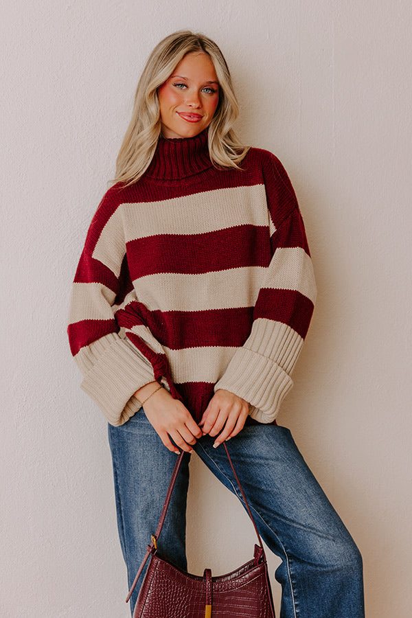 Stripes and Charm Knit Sweater Image - 2