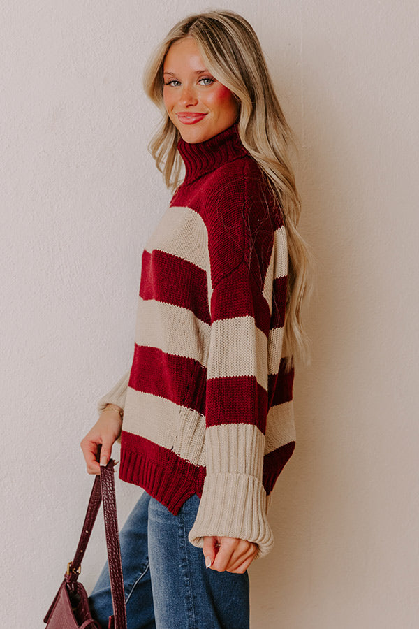 Stripes and Charm Knit Sweater Image - 5