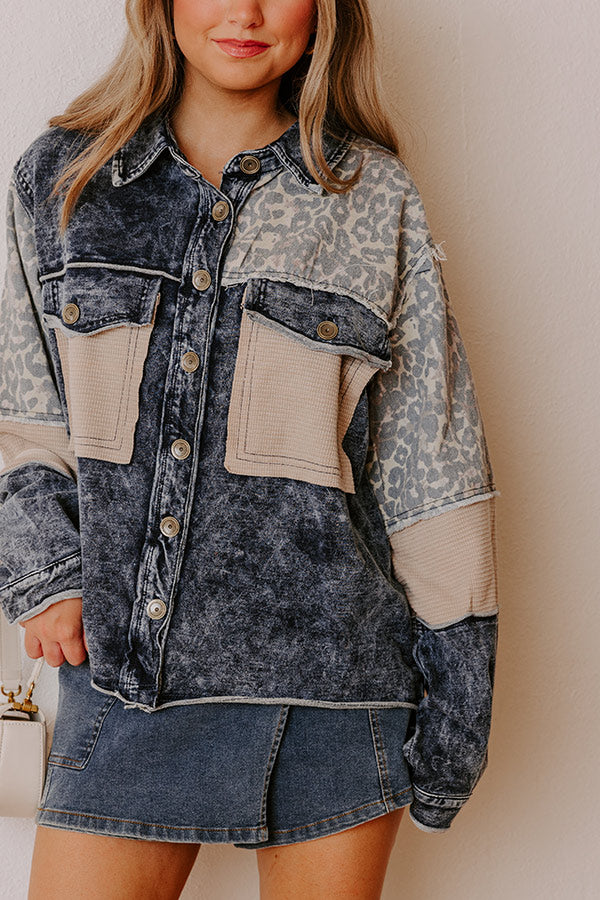 Chic District Color Block Jacket Image - 3