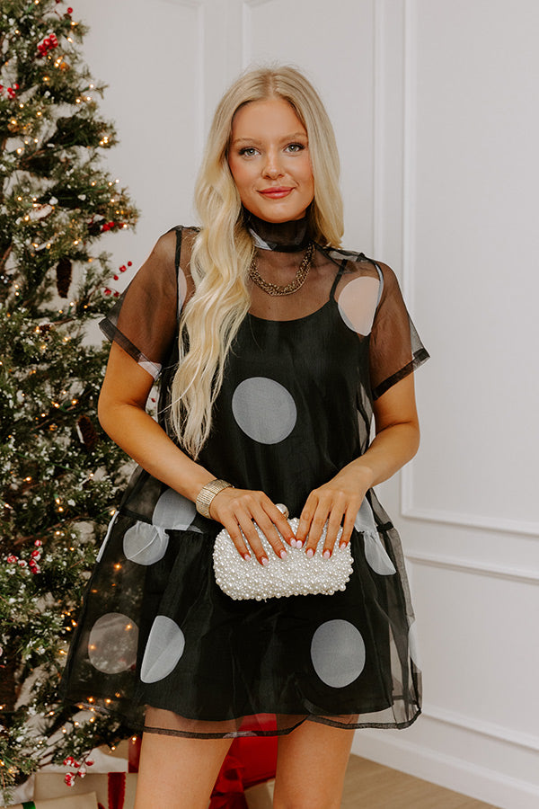 Chic City Spots Mini Dress Image - 2