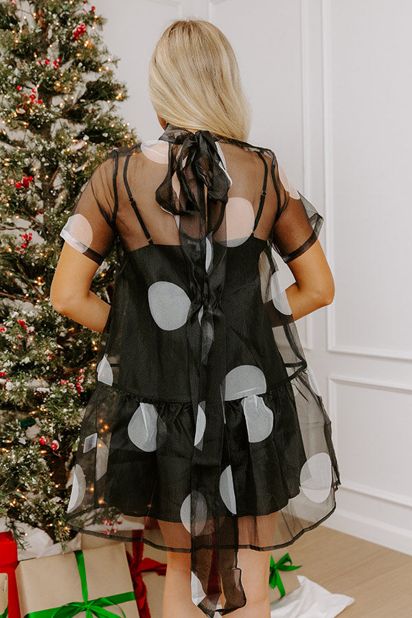 Chic City Spots Mini Dress Image - 3