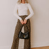 The Gianna High Waist Leopard Wide Leg Jean Image - 1