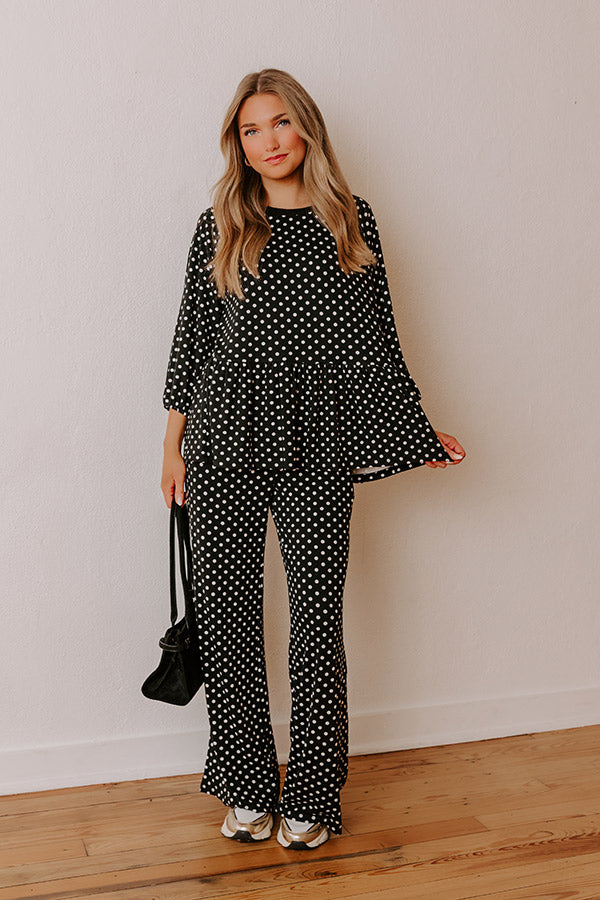 Spotted In Style High Waist Wide Leg Pants Image - 2