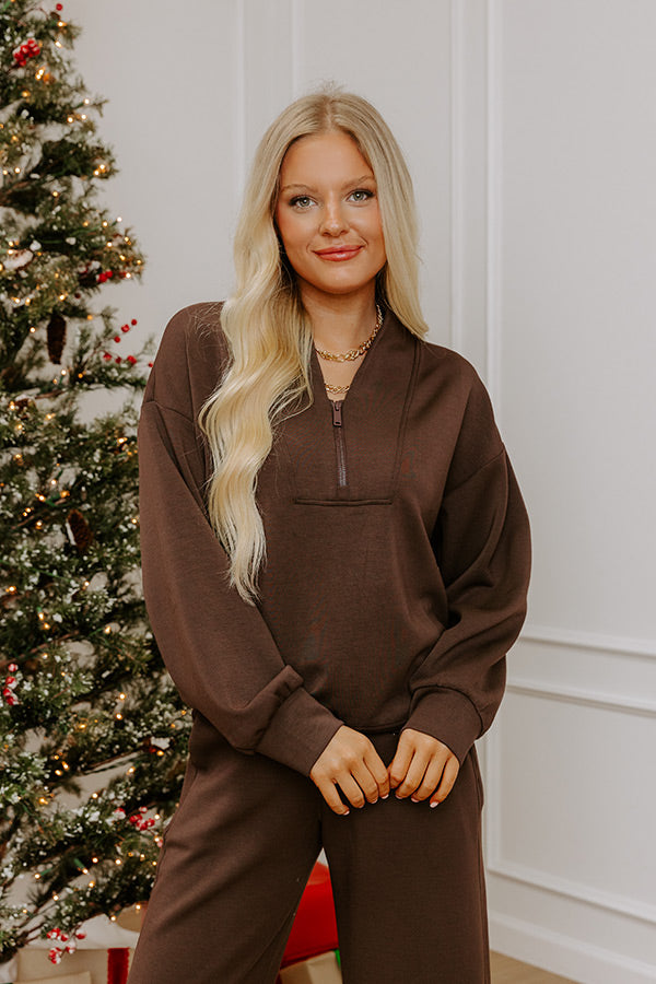 Urban Rest Scuba Quarter Zip Sweatshirt Image - 2