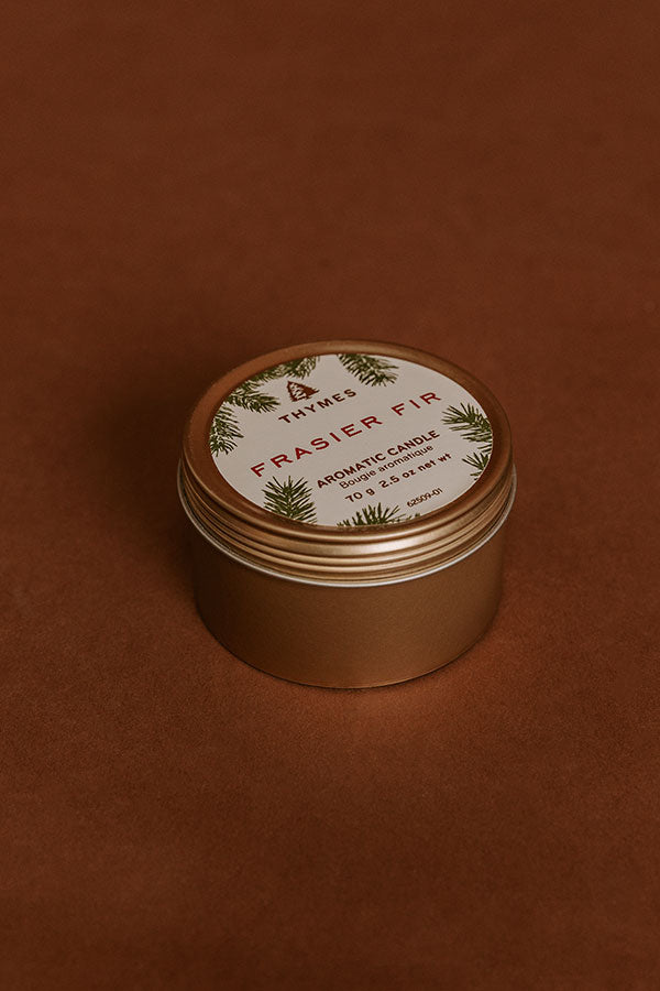 Thymes Frasier Fir Travel Tin Candle Image - 2