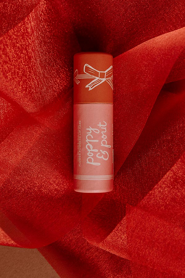 Poppy And Pout Lip Balm in Candy Cane Fluff Image - 2