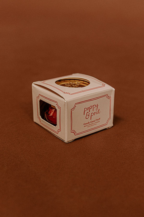 Poppy And Pout Candy Cane Fluff Lip Mask Image - 3