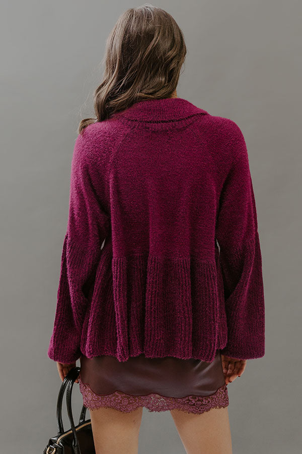 Cozy Moments Eyelash Knit Sweater Image - 3