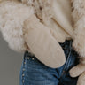 Cozy Feels Faux Fur Mittens in Oatmeal Image - 1